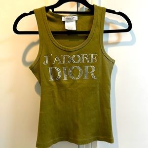 Dior top with rhinestones